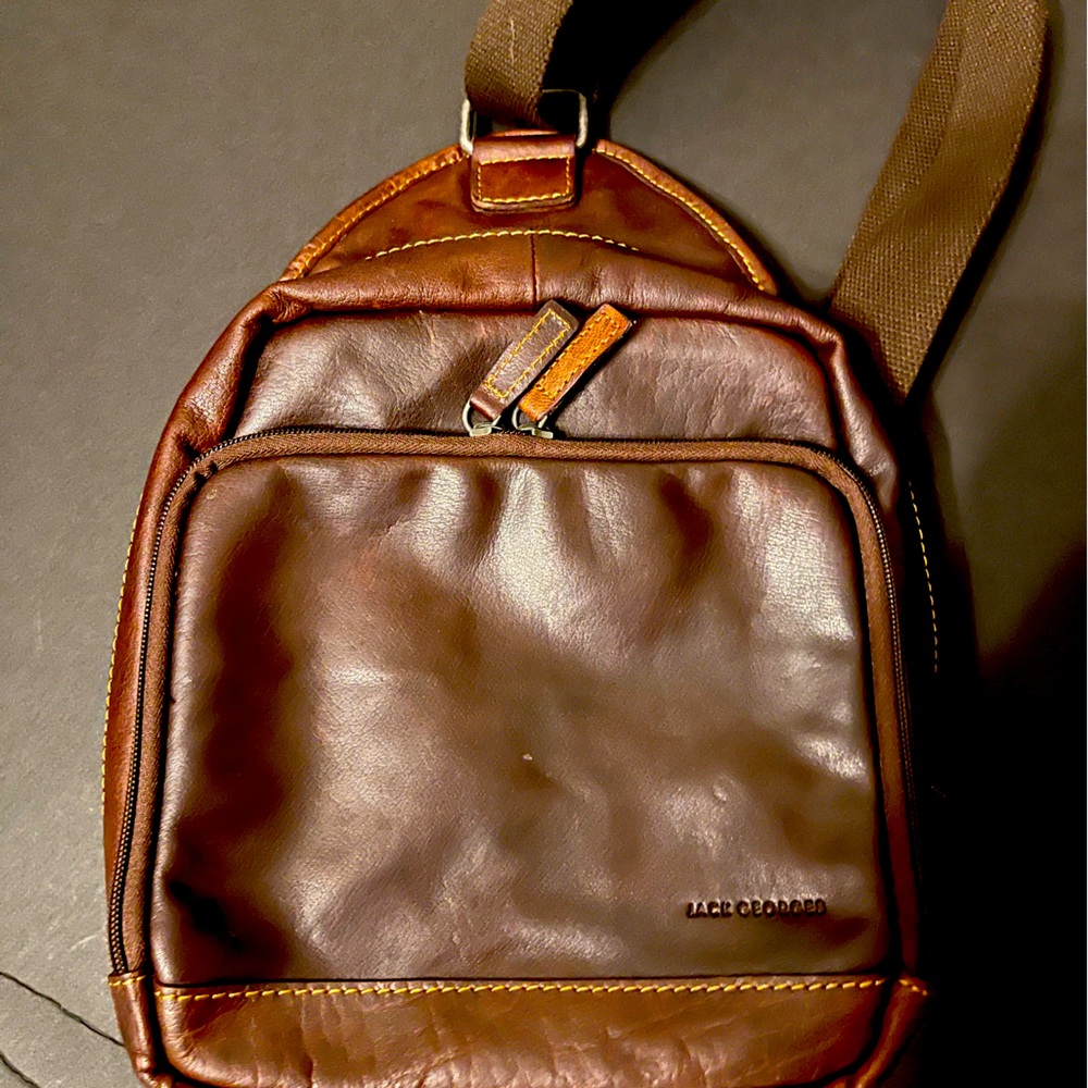 Jack Georges crossbody man purse